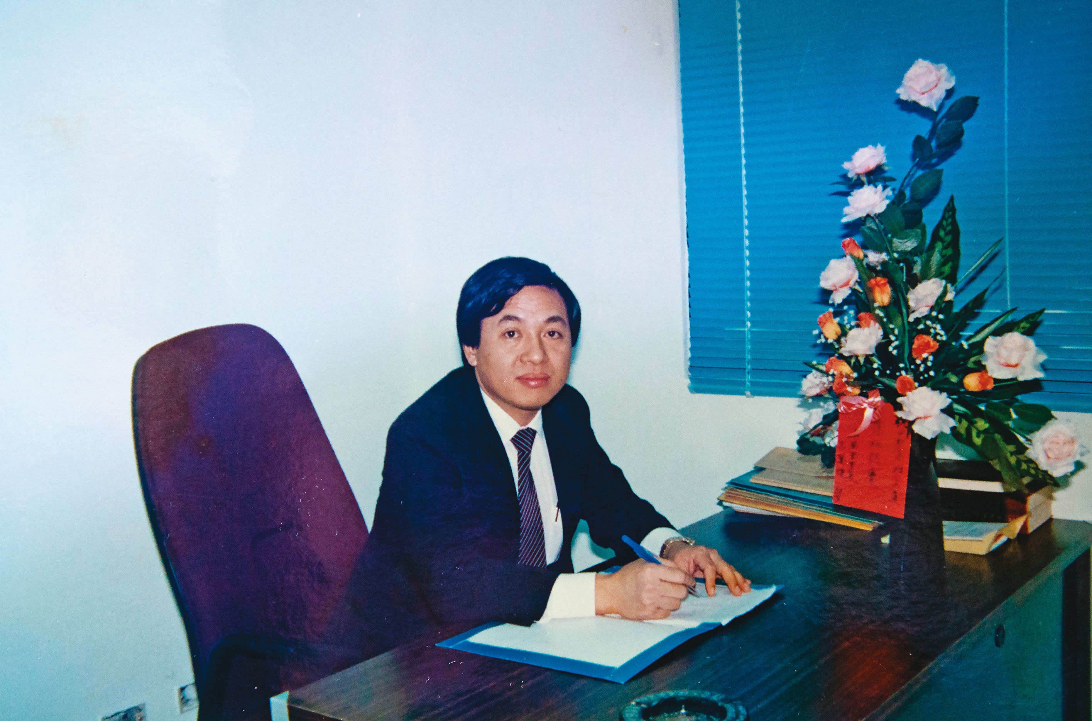 羅明村不到40歲就升上刑事組長,在新莊分局之前曾任三峽、板橋等分局刑事組長,是警界明日之星。(小魚提供)