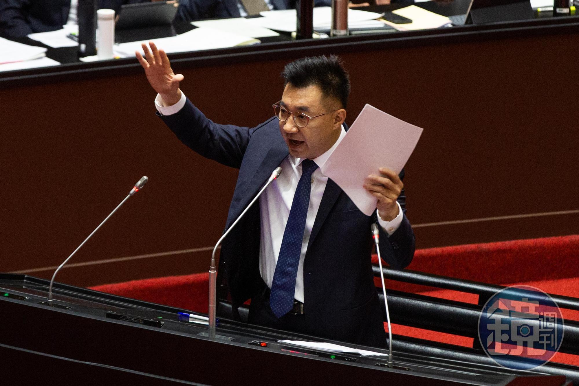 對於國民黨內戲稱廖了以是「地下黨主席」,江啟臣今面對媒體訪問時氣炸,多次否認該說法。(本刊資料照)