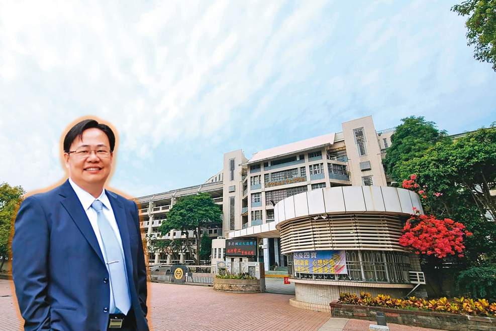 高雄中正高中老師袁子洺白天在學校教導生活科技課，上課幽默風趣，頗受學生歡迎；下課後袁子洛開神壇當起「神明代言人」。（讀者提供、本刊資料照）