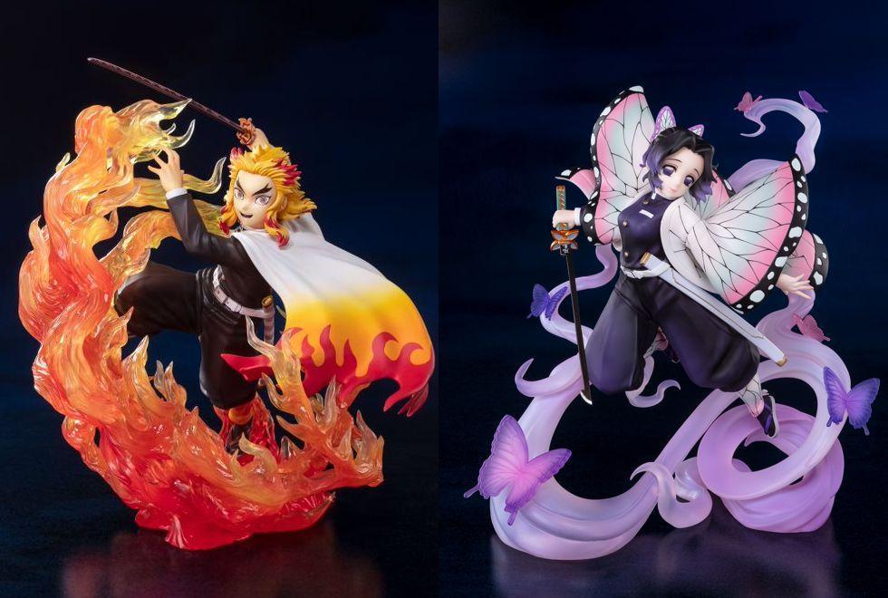 《鬼滅之刃》「Figuarts ZERO」系列公仔(台灣萬代南夢宮提供)