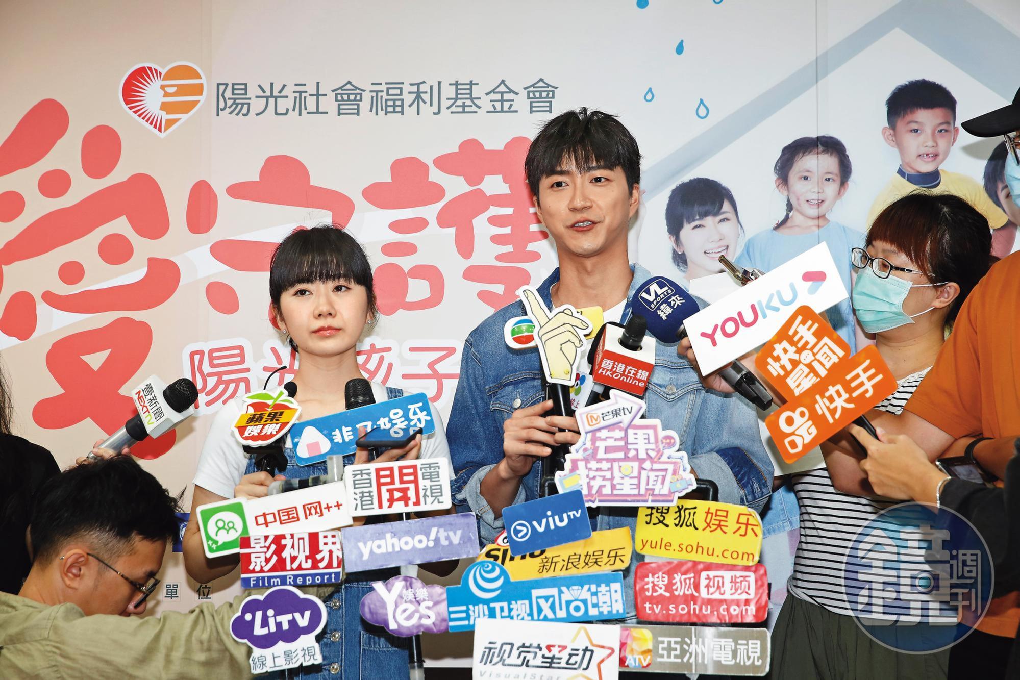 福原愛(左)與江宏傑(右)的婚姻目前看來岌岌可危,而且似乎女的想離,男的依舊試圖挽回。