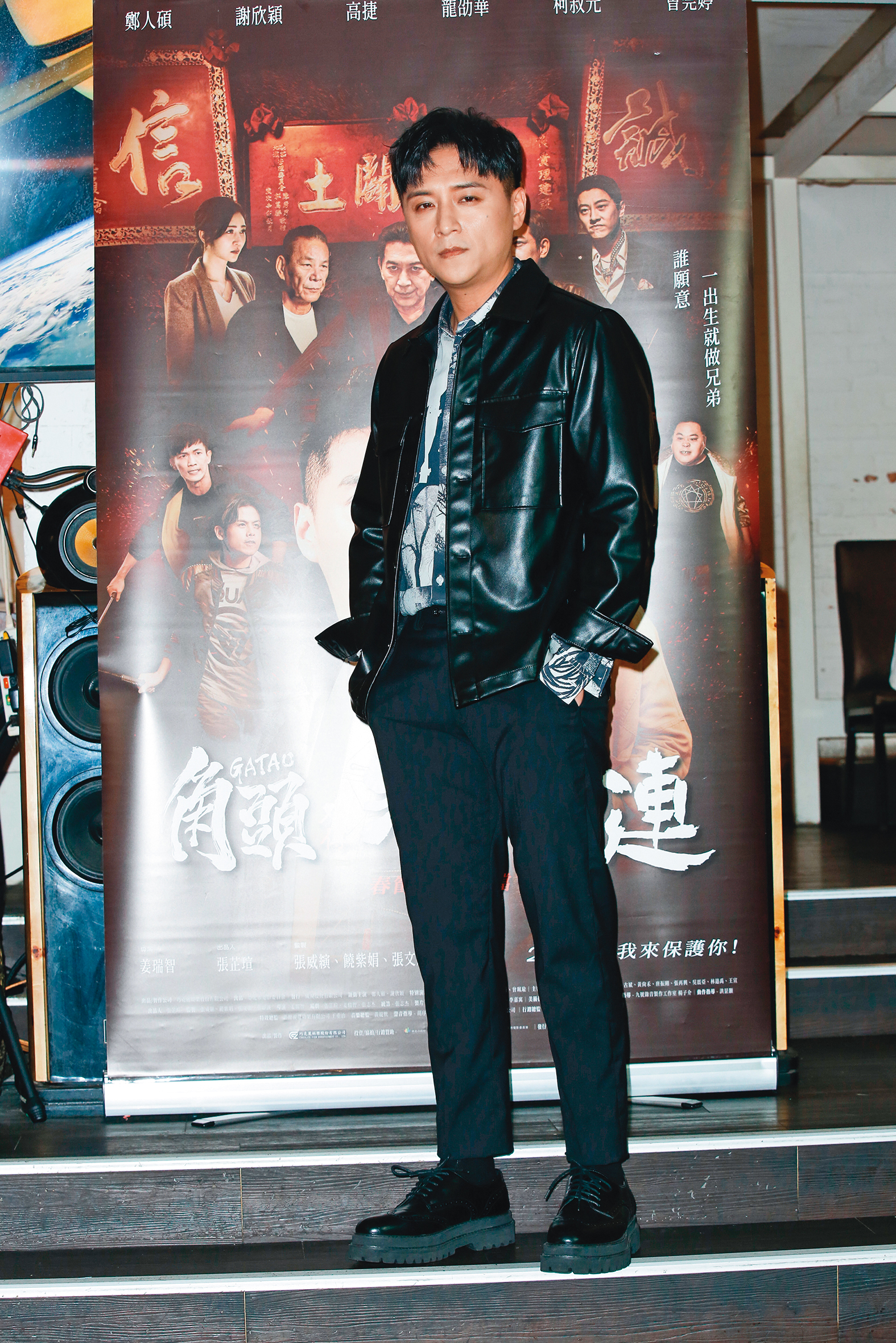 鄭人碩2018年演出《角頭2：王者再起》，為他奠定「台味一哥」的地位。（攝影組）