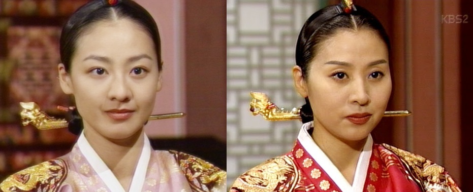 李美妍演出《明成皇后》後聲名大噪，但因不願配合劇組延長集數毅然退出，改由崔明吉接替角色。（翻攝自KBS）
