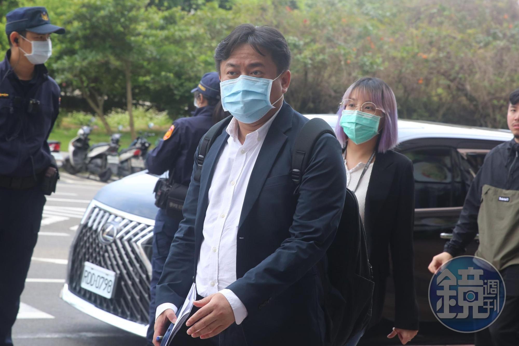 民進黨立委洪申翰今到民進黨中常會報告。