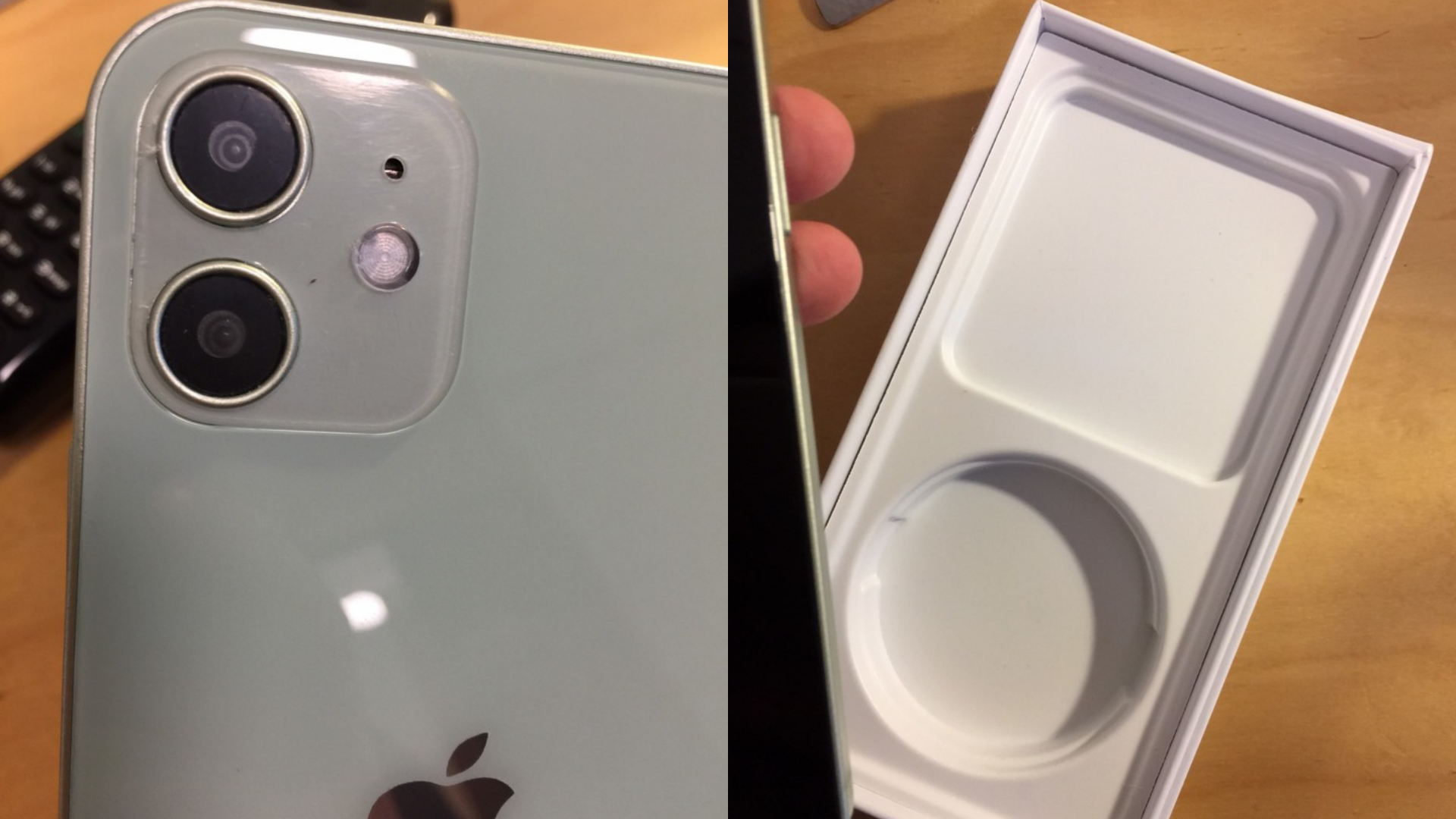 送來的手機品質粗糙，就連配件也沒有。（翻攝自Mobile01）