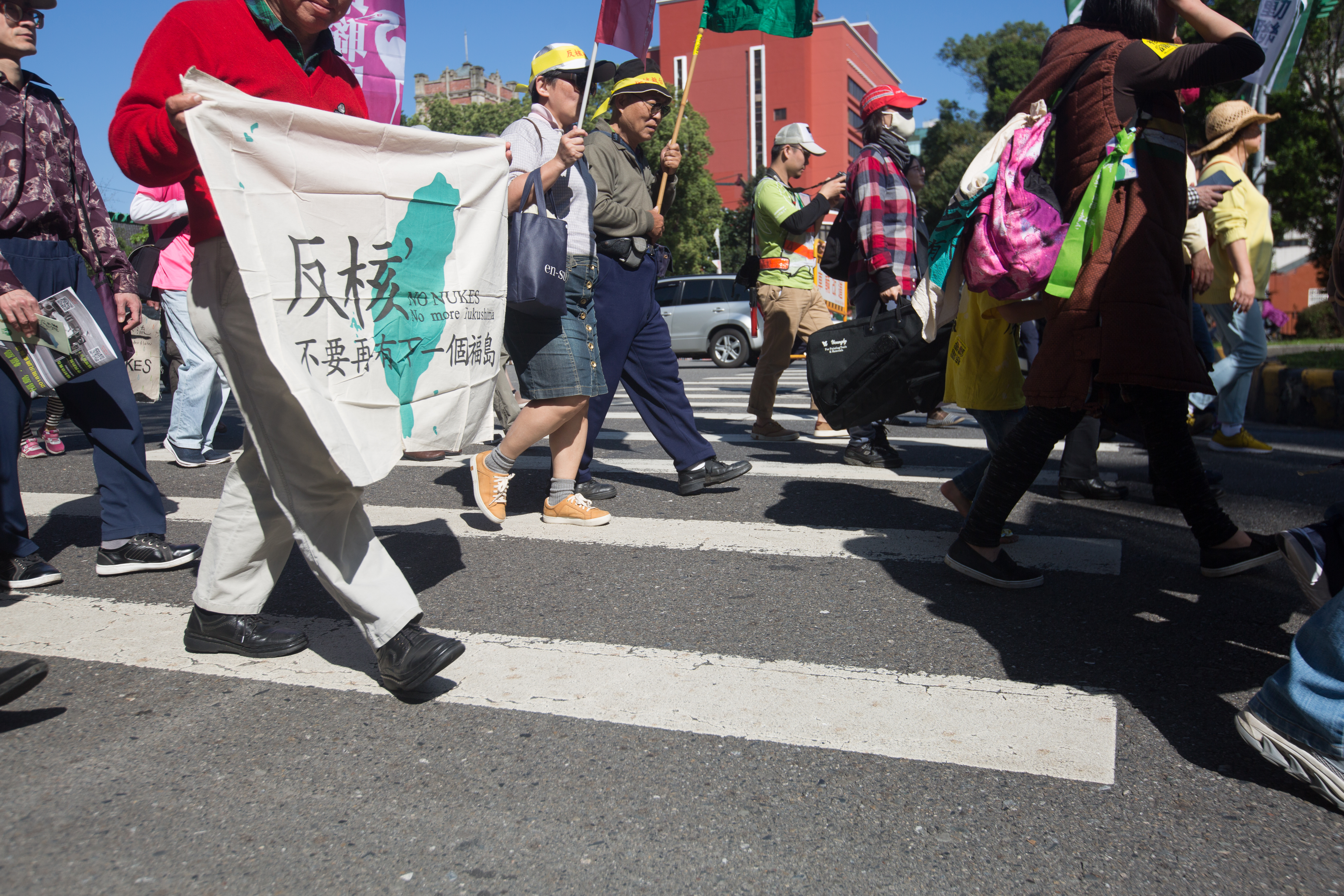 民團指出,這幾十年走上街頭進行非暴力抗爭,至今仍堅守廢核的崗位,奮鬥不懈。(資料照)
