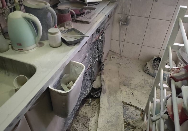 前空姐才指控遭婆婆咬傷，如今又傳出縱火一事。（翻攝畫面）