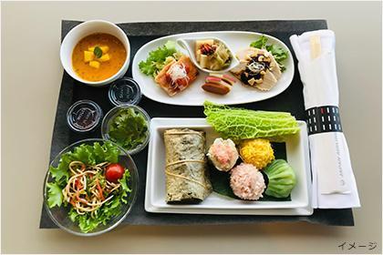 商務艙台灣風味飛機餐。(翻攝自JAL官方網站)