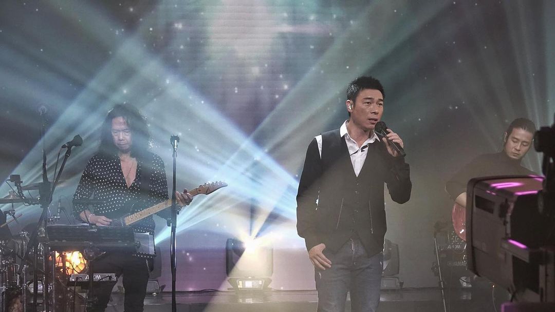 去年曾為節目當嘉賓演唱的許志安，4月來台拍新劇，做為正式復出的開始。（許志安IG）