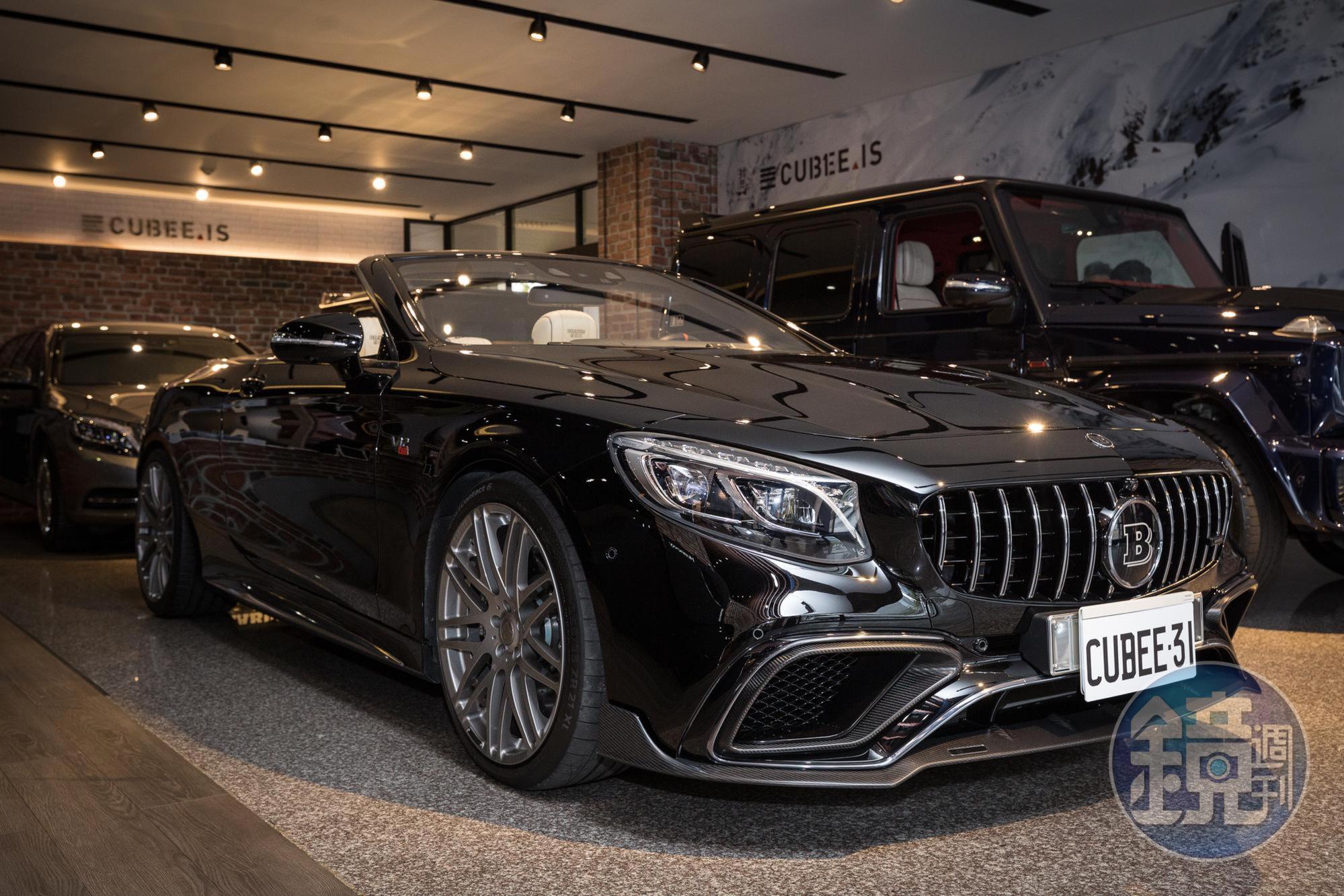 Brabus Rocket 900 Cabriolet全世界只有2台,眼前這台已經被台灣一位企業家買走。