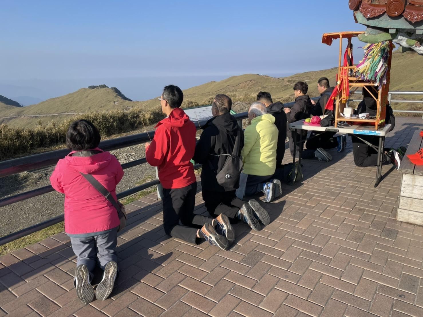 許聖任表示，虎爺首次指示他徒步中橫山路，途中遇上不少巧合之事。（許聖任提供）