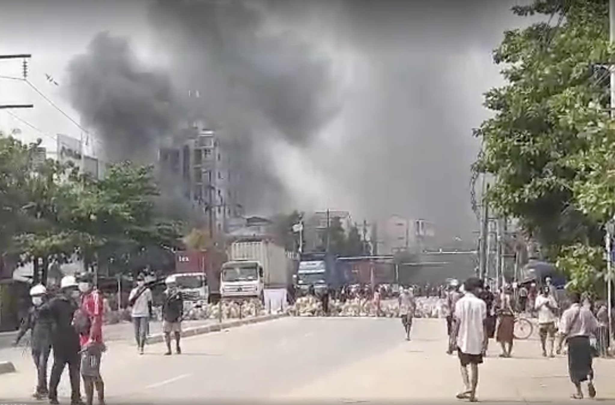 昨天是緬甸政變以來最血腥一天，至少共有39人喪命。（翻攝自Myanmar Now推特）