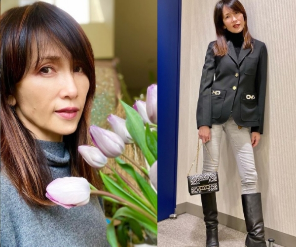 下個月就要滿51歲的工藤靜香,身材與外貌皆保養得宜。(翻攝自工藤靜香IG)