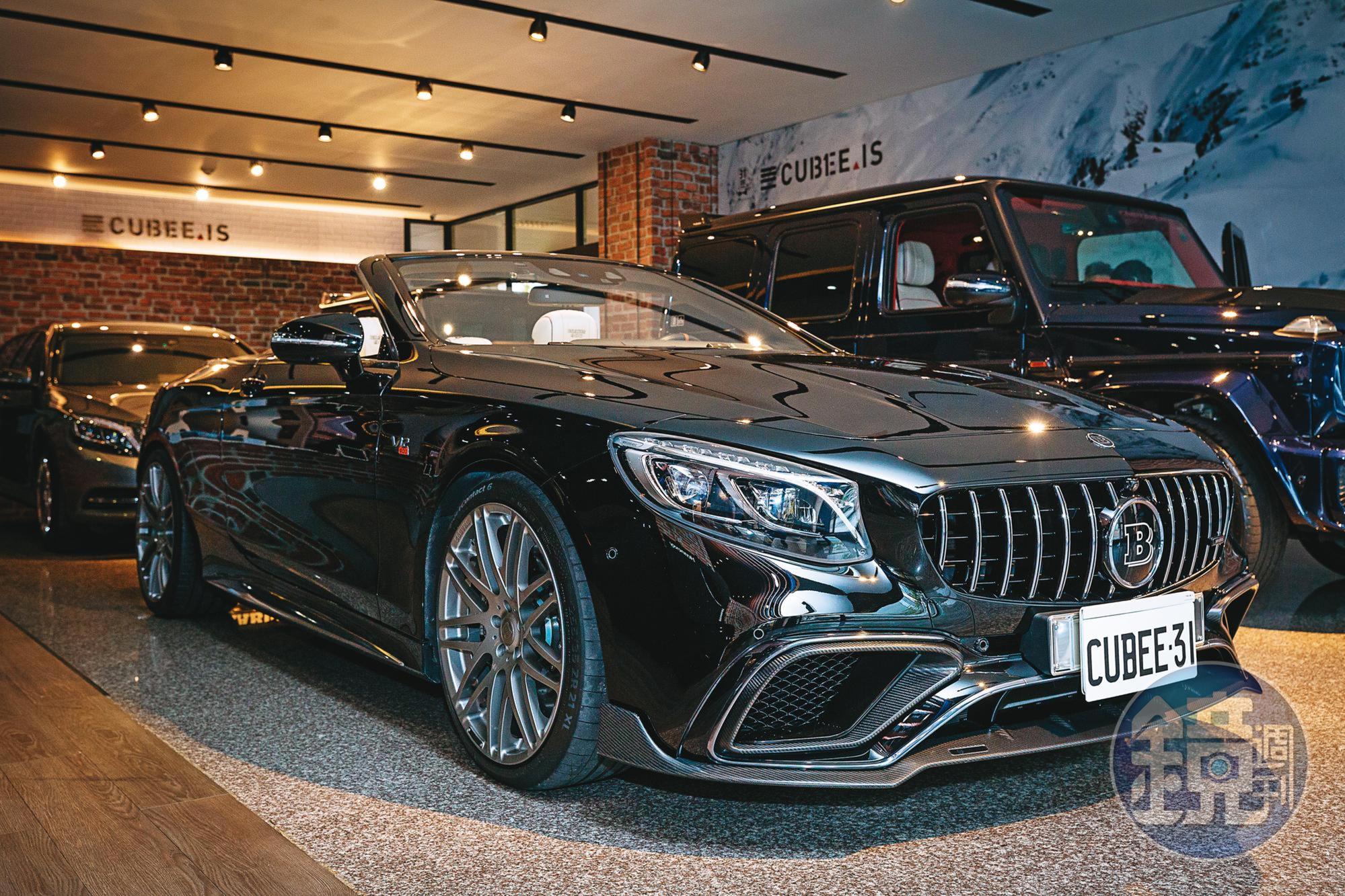 Brabus Rocket 900 Cabriolet全世界只有2台,眼前這輛已被台灣企業家下訂。