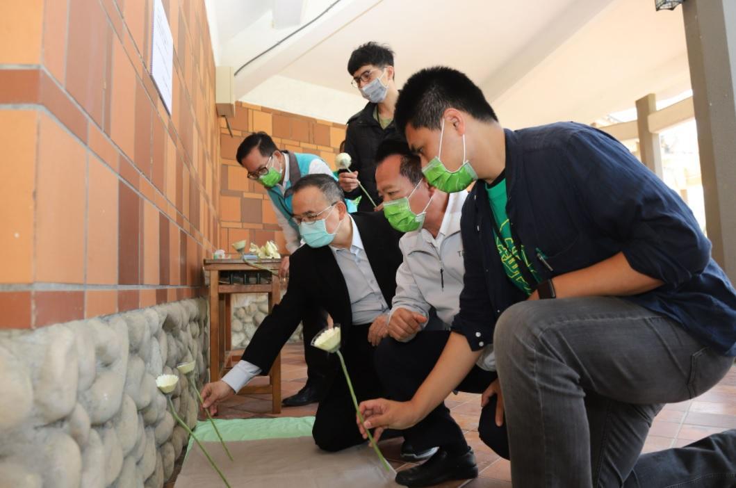 黃民安生前出最後一場戲的地點，已設置追思牆供民眾紀念。（翻攝自嘉義縣政府官網）