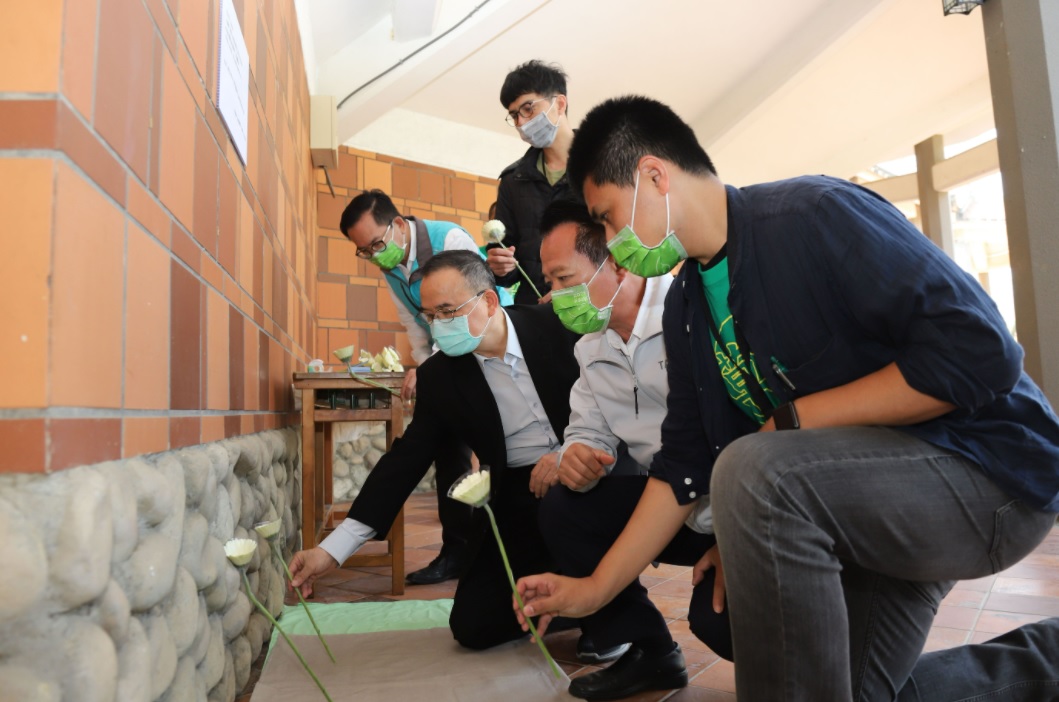 黃民安生前出最後一場戲的地點,已設置追思牆供民眾紀念。(翻攝自嘉義縣政府官網)