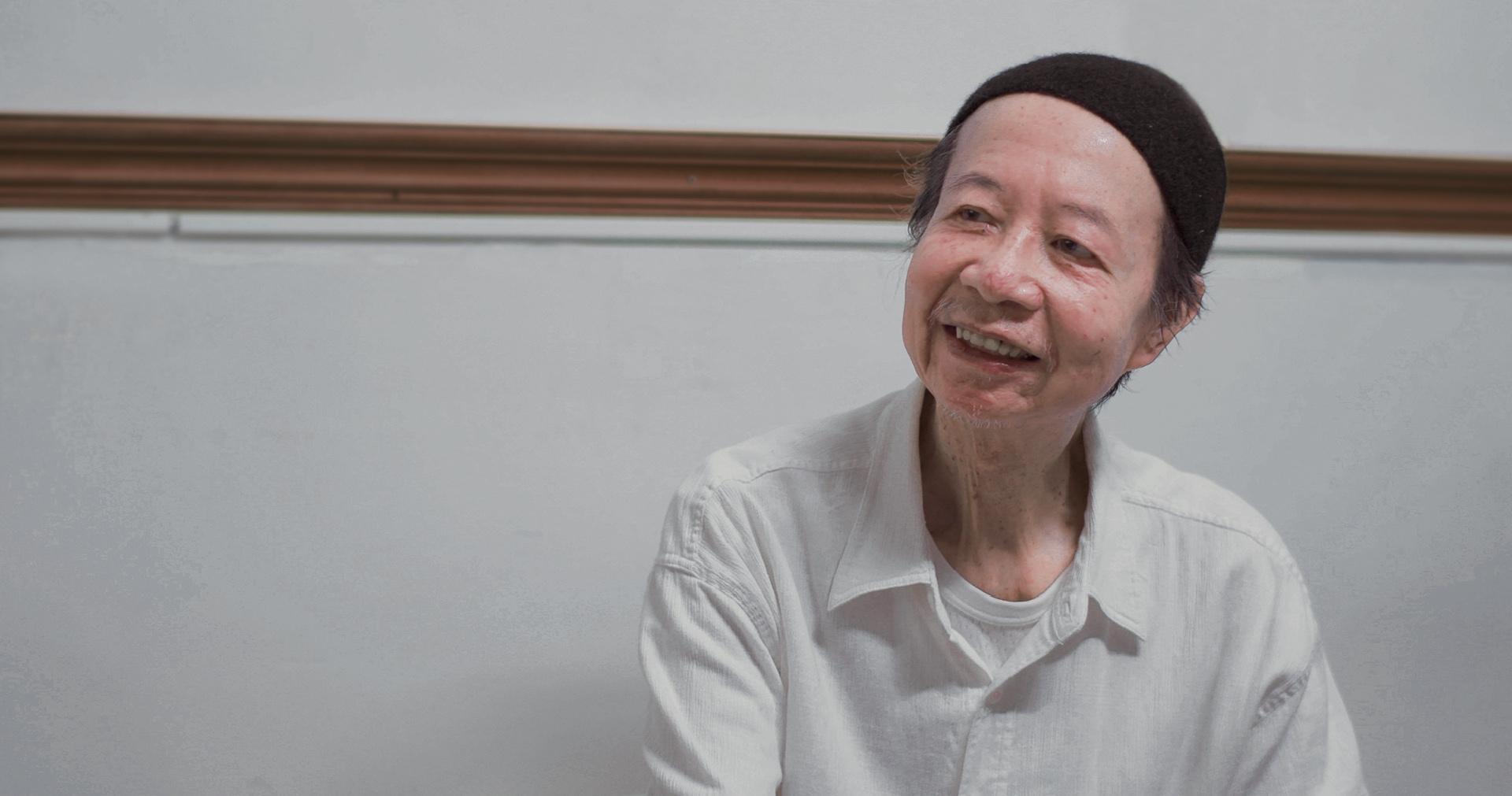 導演朱賢哲拍攝作家七等生(圖)紀錄片《削瘦的靈魂》,費時兩年多,素材龐大,剪接也花了不少時間。(目宿媒體提供)