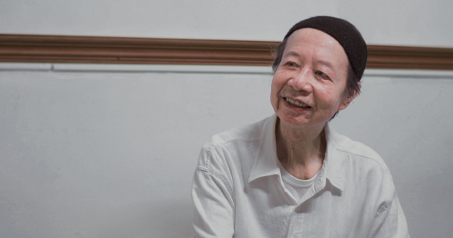 導演朱賢哲拍攝作家七等生（圖）紀錄片《削瘦的靈魂》，費時兩年多，素材龐大，剪接也花了不少時間。（目宿媒體提供）