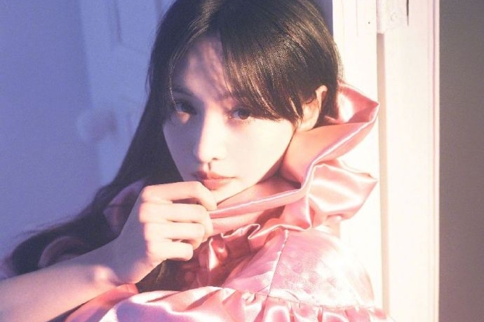 鄭爽被爆出代孕棄養風波後,便被中國大陸當局封殺。(翻攝自微博)