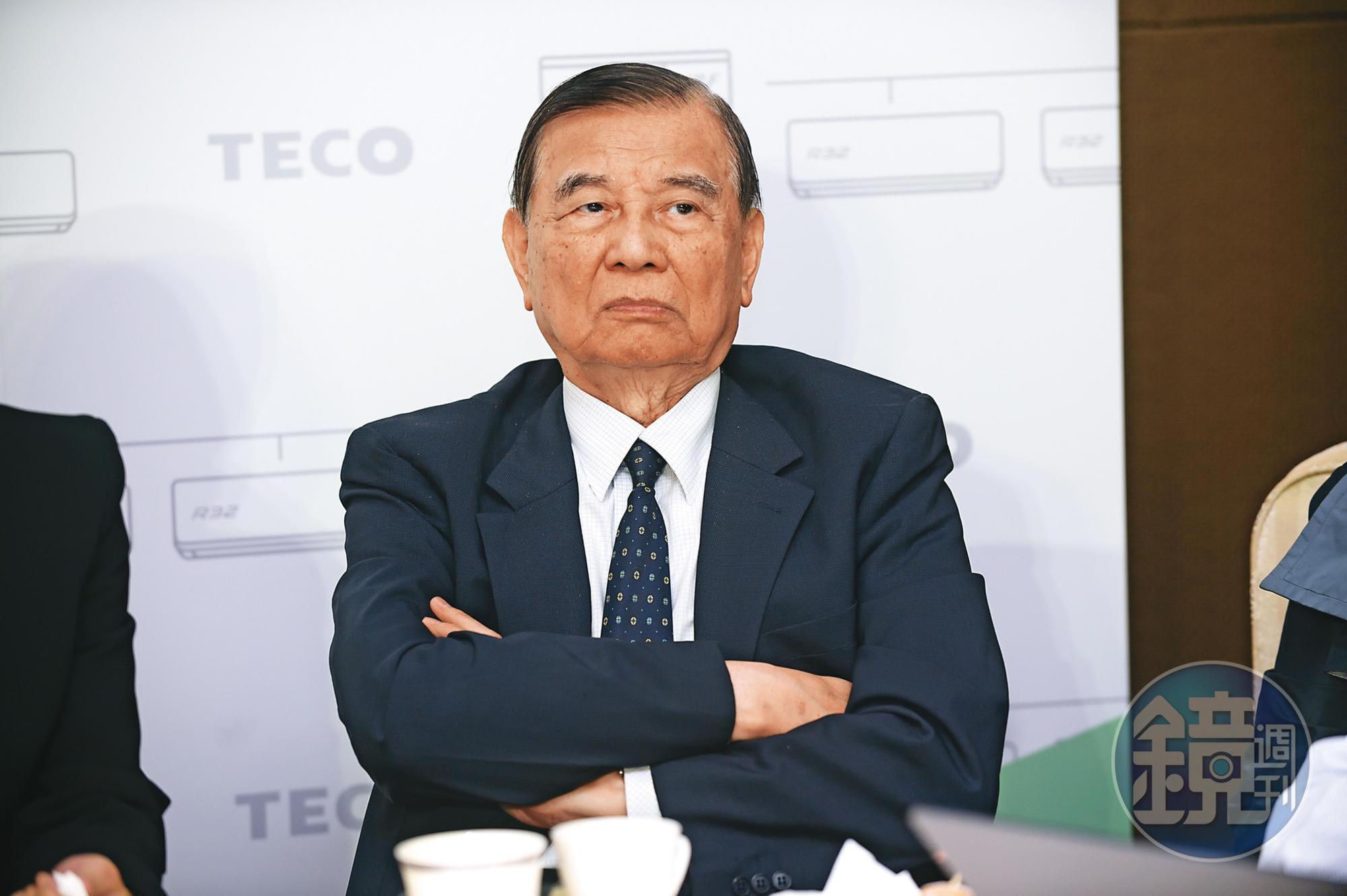黃茂雄強調東元是社會公器，未來新任董事長讓大家公平競爭。（本刊資料照）