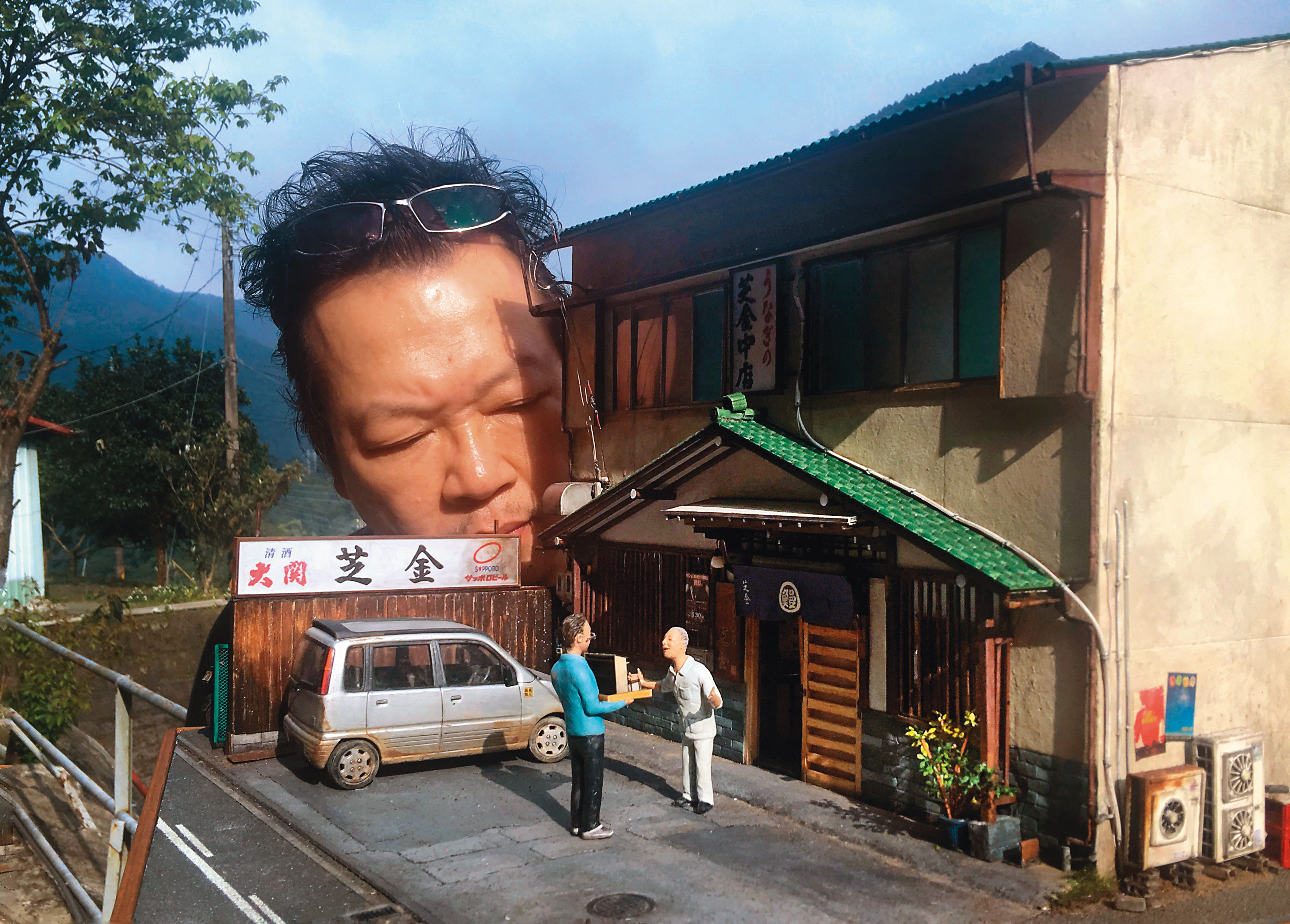 微縮作品《謝謝你的照顧》。（鄭鴻展提供）