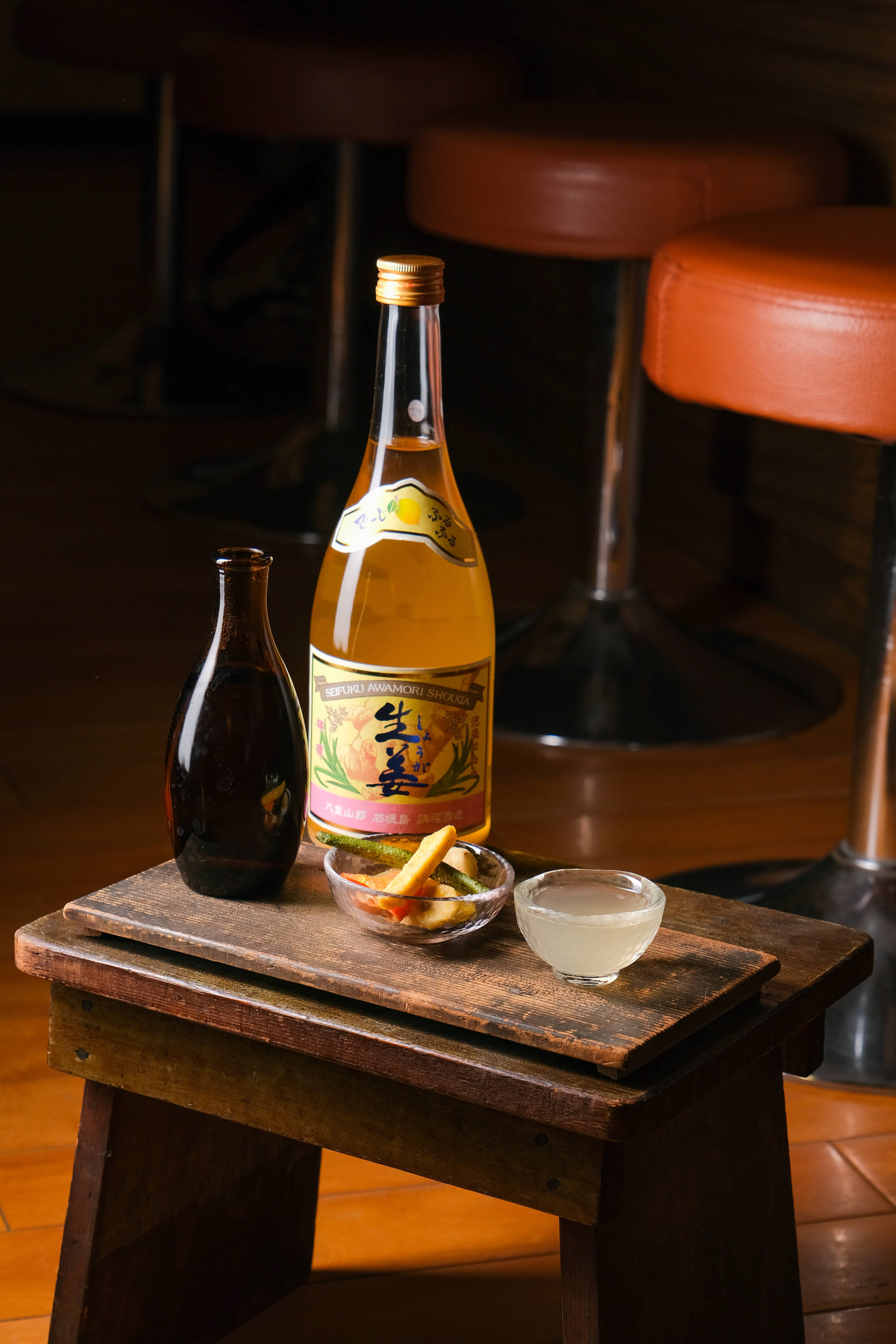 熱、冷飲各具風味的「請福生薑酒」甜中帶辛卻不嗆口，尾勁倒是從喉頭暖到心頭。（230元／杯）