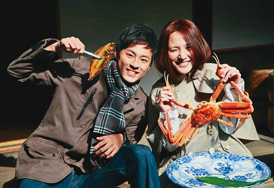 孫其君（左）曾和梁文音（右）交往，後來女方變成人妻又歷經婚變。（環球唱片提供）