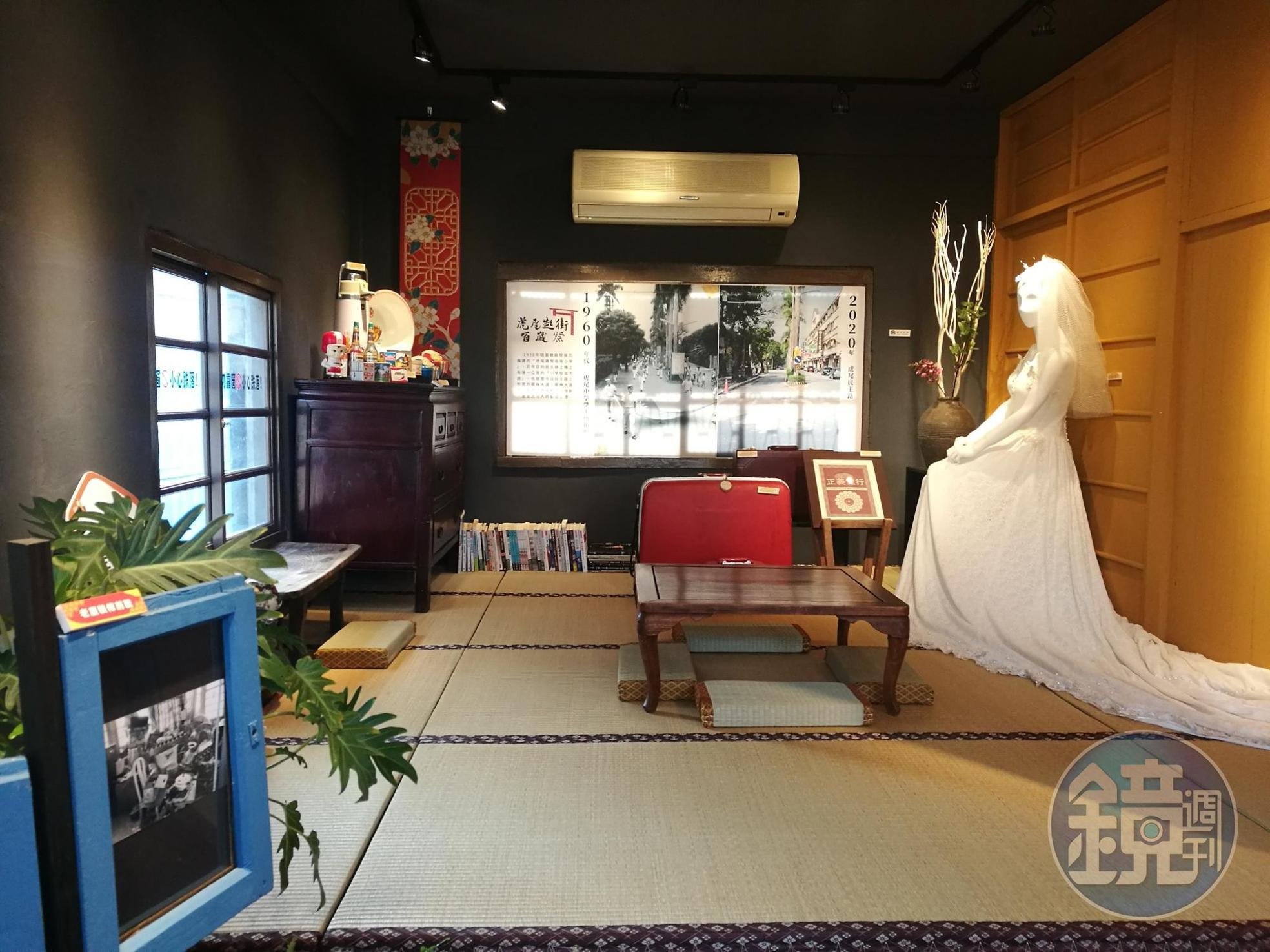 前身是65年歷史的正義百貨行,「虎珍堂∙菓寮店」2樓還保有當年老物件。