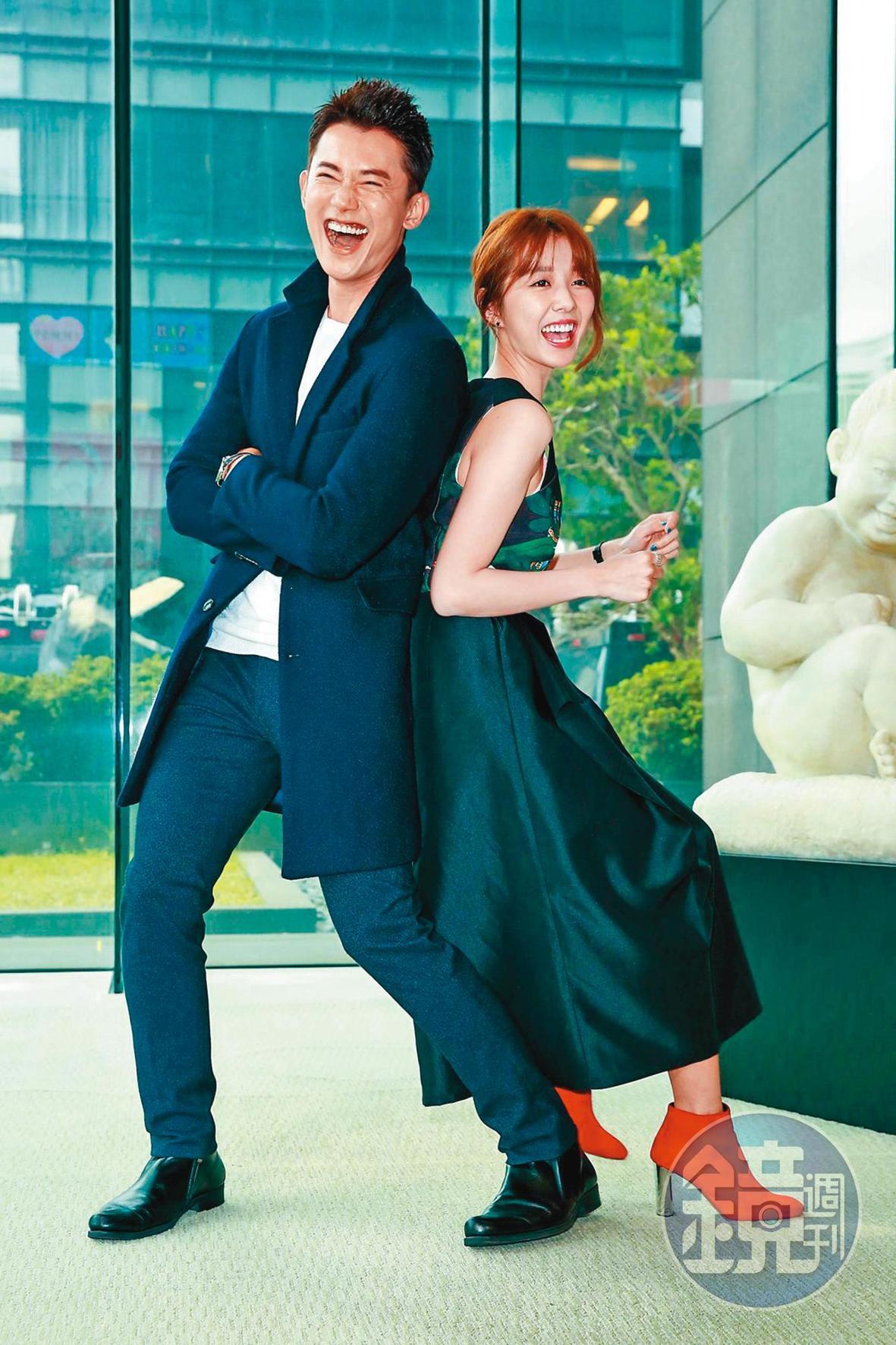 吳慷仁(左)、邵雨薇(右)的情史都從周邊下手,多半都是合作演出對象。(本刊資料照)