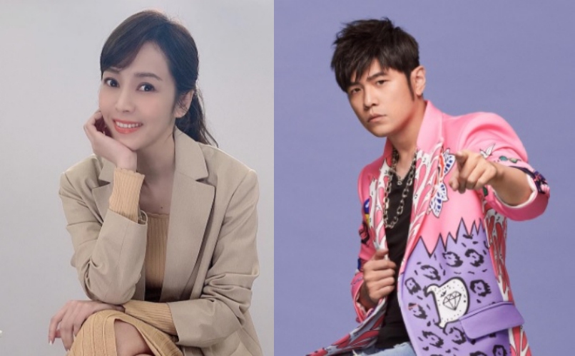 中國大陸電視節目《婆婆和媽媽》砸重金請來侯佩岑，據傳與她過去「J女郎」的身分有關。（翻攝自侯佩岑臉書、周杰倫臉書）