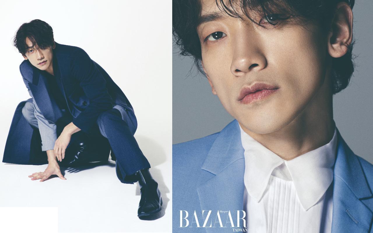 Rain登上《Harper’s BAZAAR MEN》3月號封面,自信表示︰「人生最閃耀的瞬間應該就是現在了!」(《Harper’s BAZAAR》國際中文版提供)