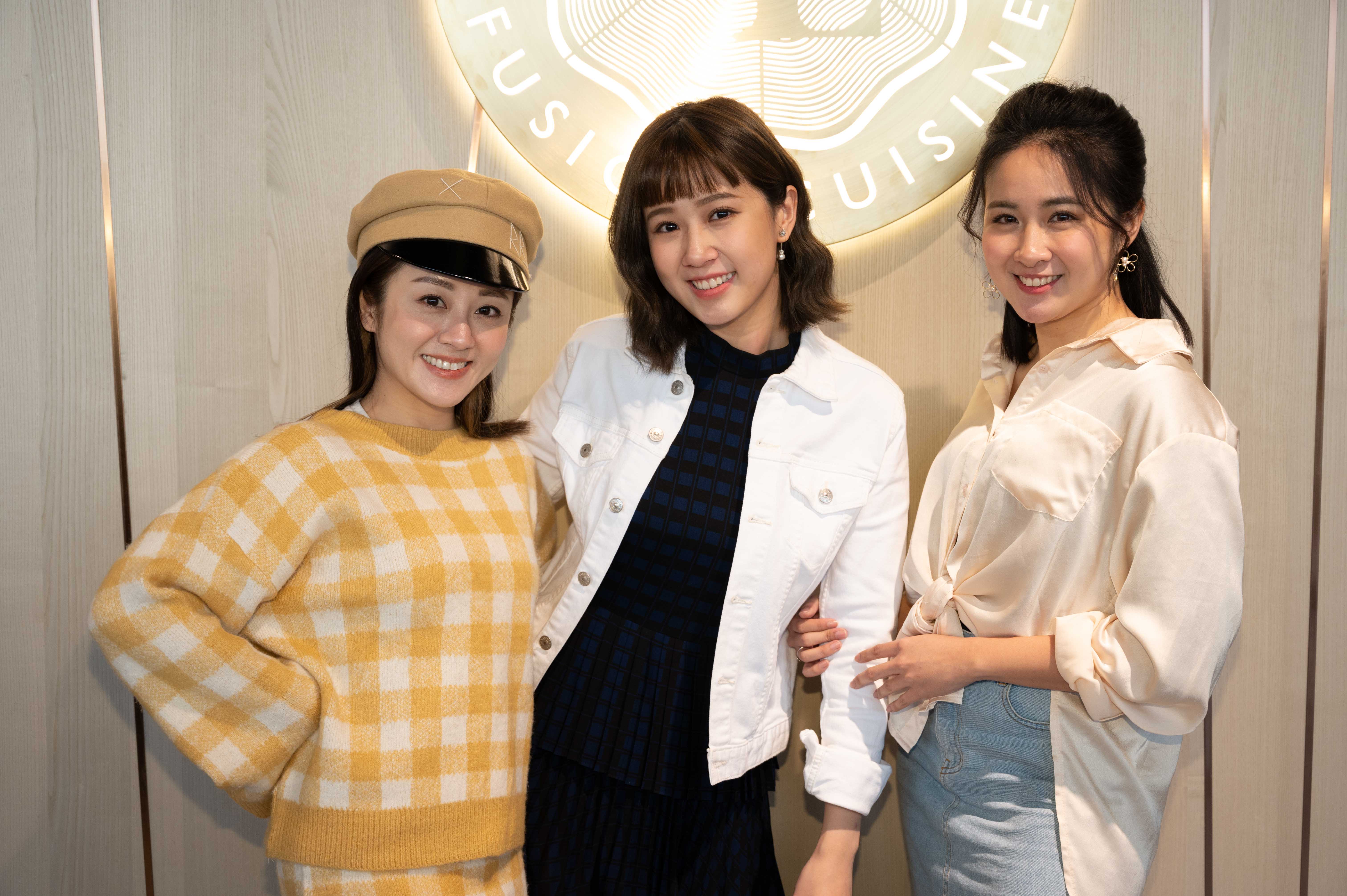 方志友加入女力，劇中與楊佩潔（左一）顏以娜（右一）相約酒吧。（TVBS提供）