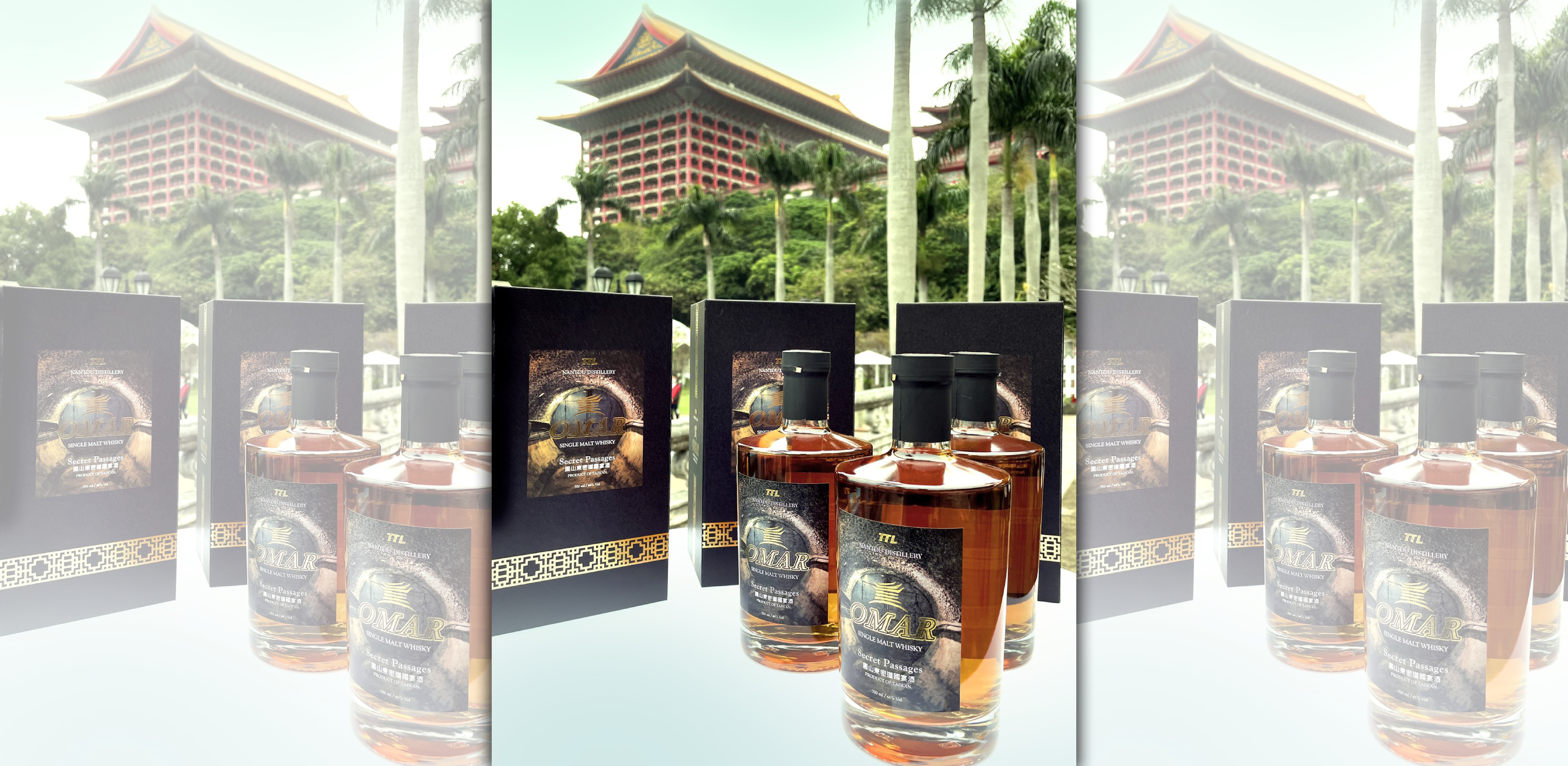 配合50年來首次開放的東密道開放，圓山國宴用酒定名為「圓山東密道國宴酒Secret Passages」，限量3,000瓶。（圓山飯店提供）