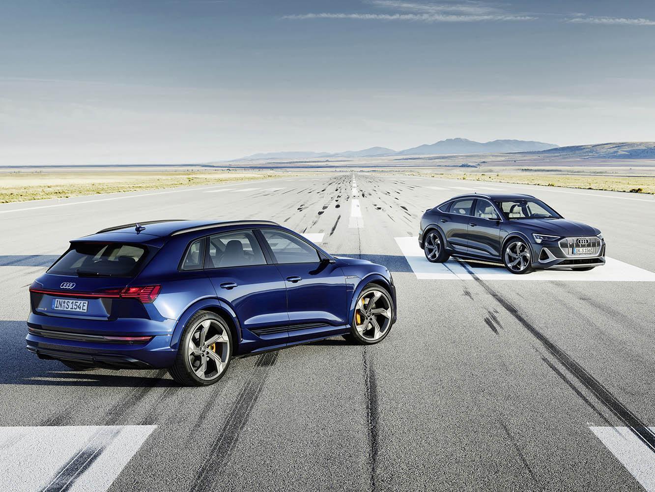 AUDI看好電動車未來,e-tron S性能電旅將在今年底導入。