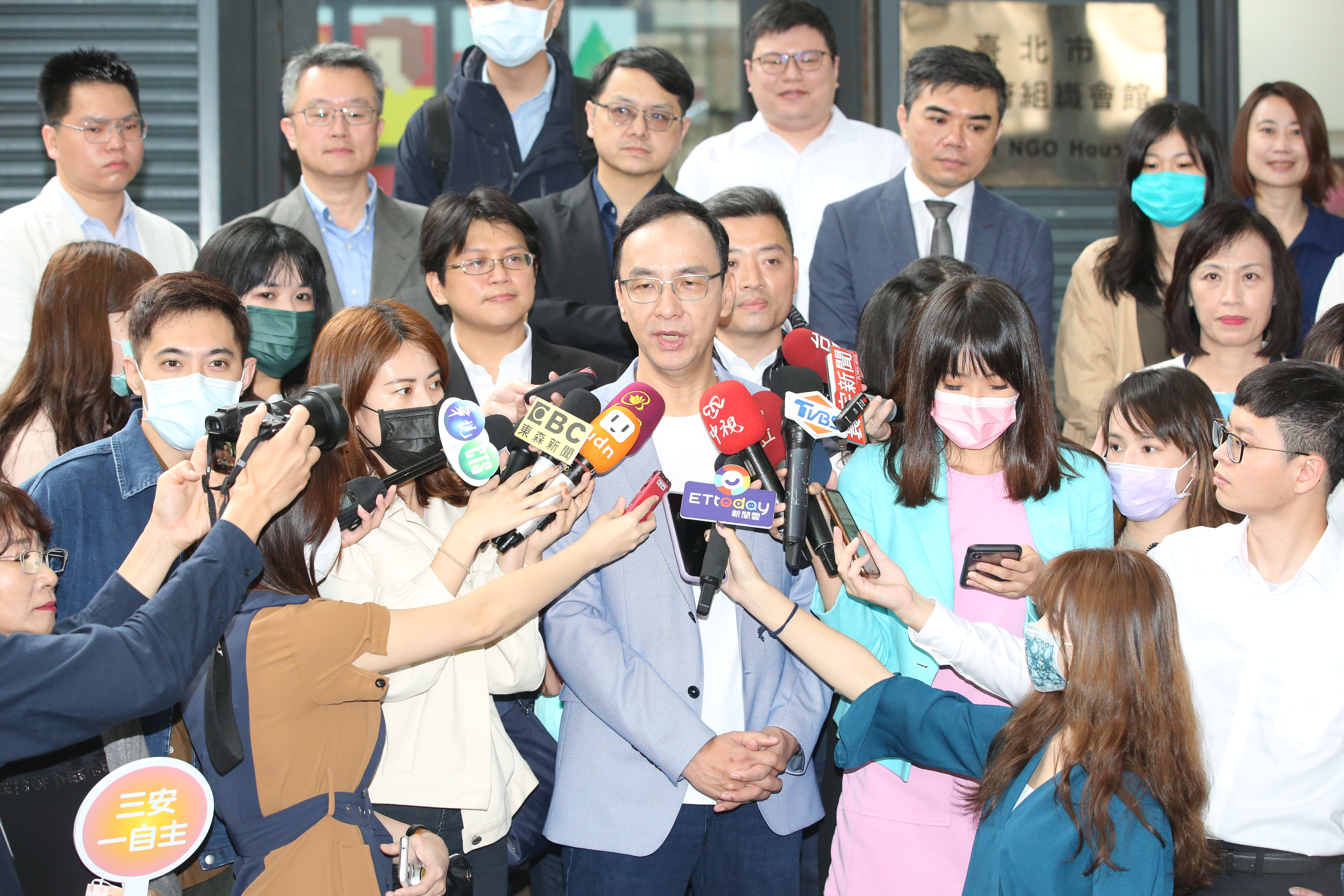 朱立倫強調「沒有2022年就沒有2024」,表示將以黨魁經驗協助整合地方。