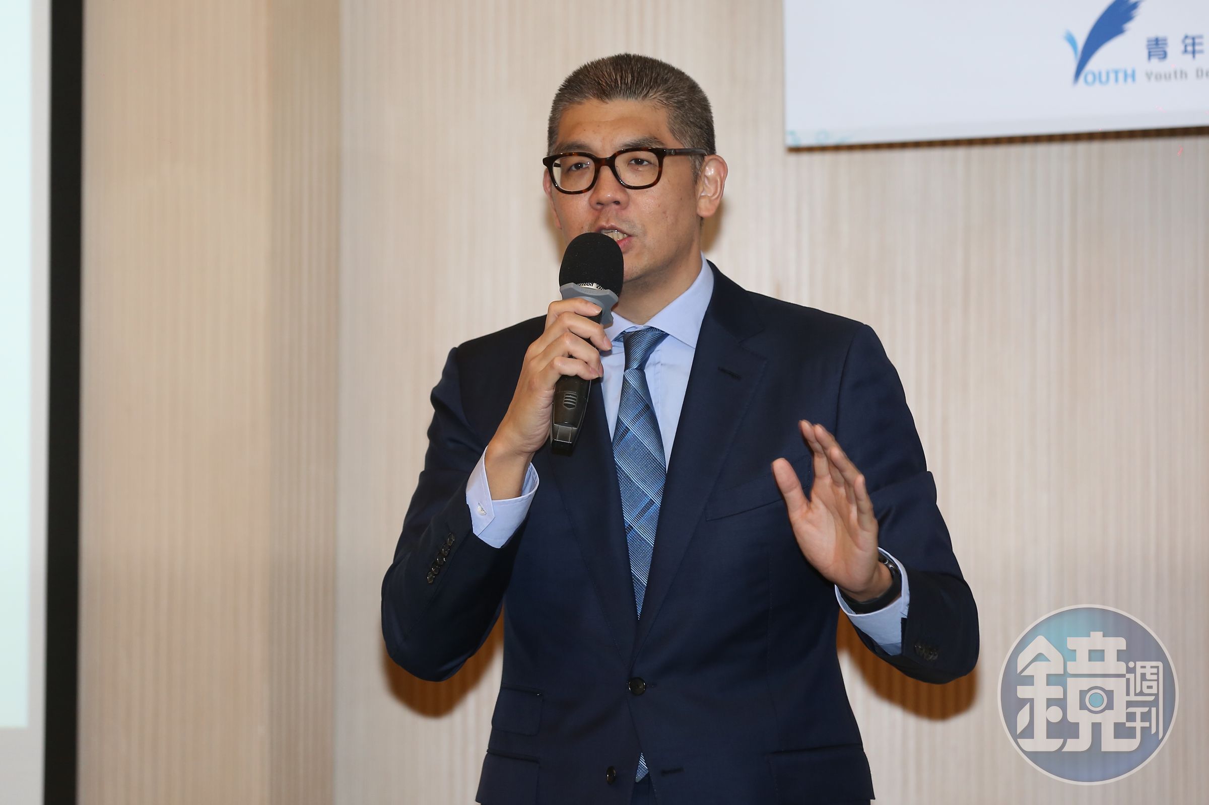 連勝文雖未表態參選黨主席，但表示一旦下決心就會往前衝。（本刊資料照）