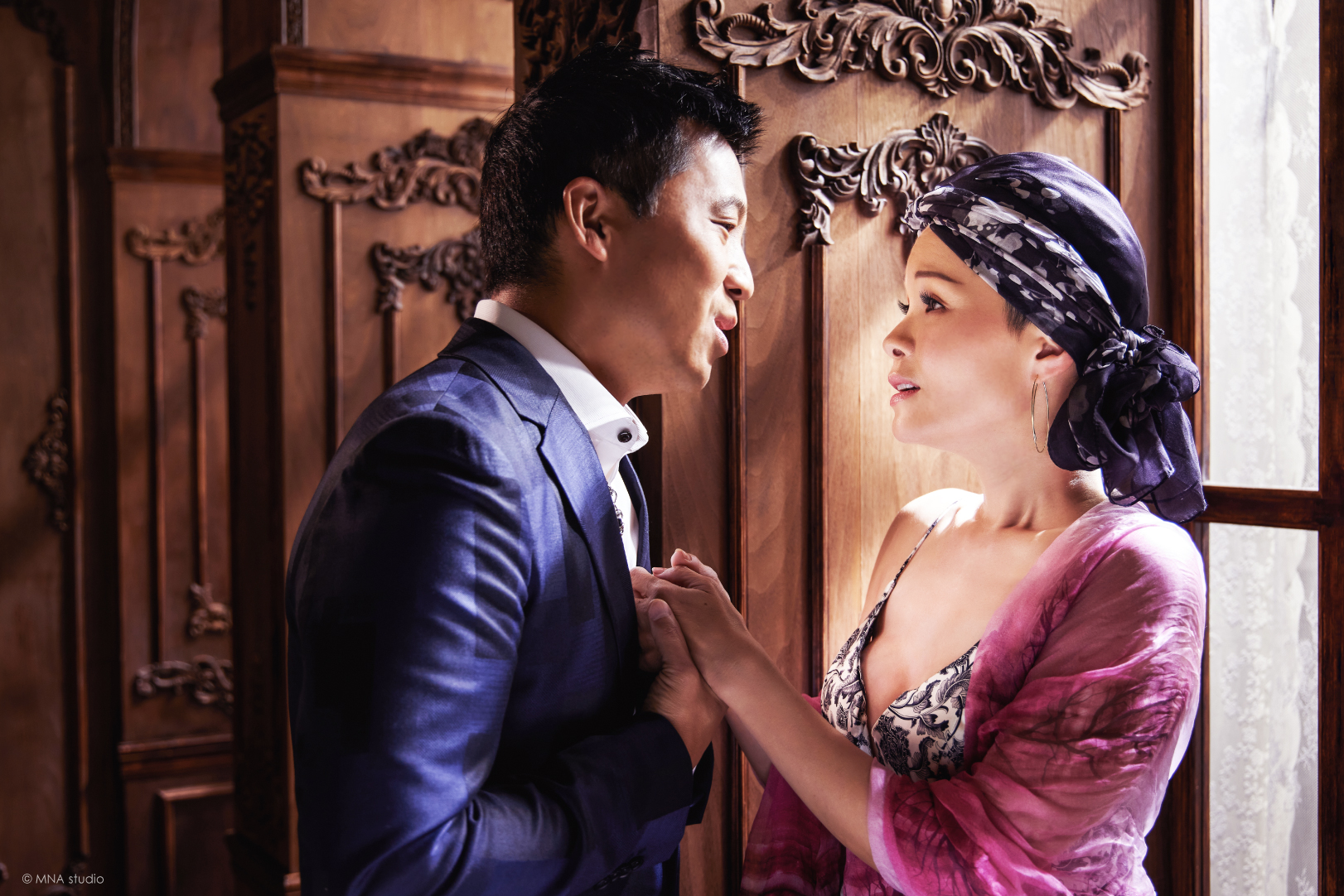 楊呈偉（左）和森下迪娜（右）將在台攜手獻唱百老匯人氣金曲。（牛耳藝術提供）