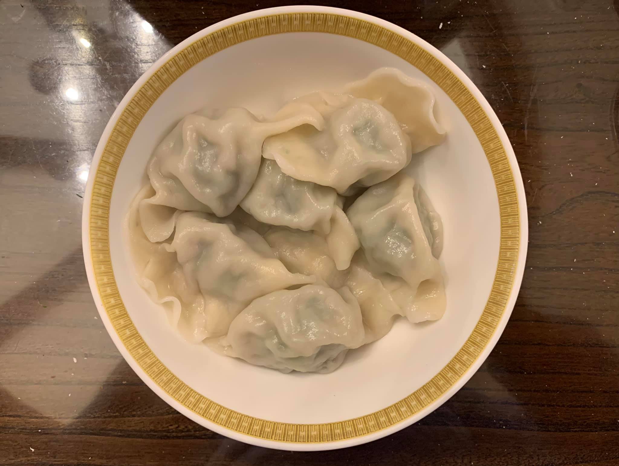 「茴香餃子」是春天的味道，一入口，季節感十足。