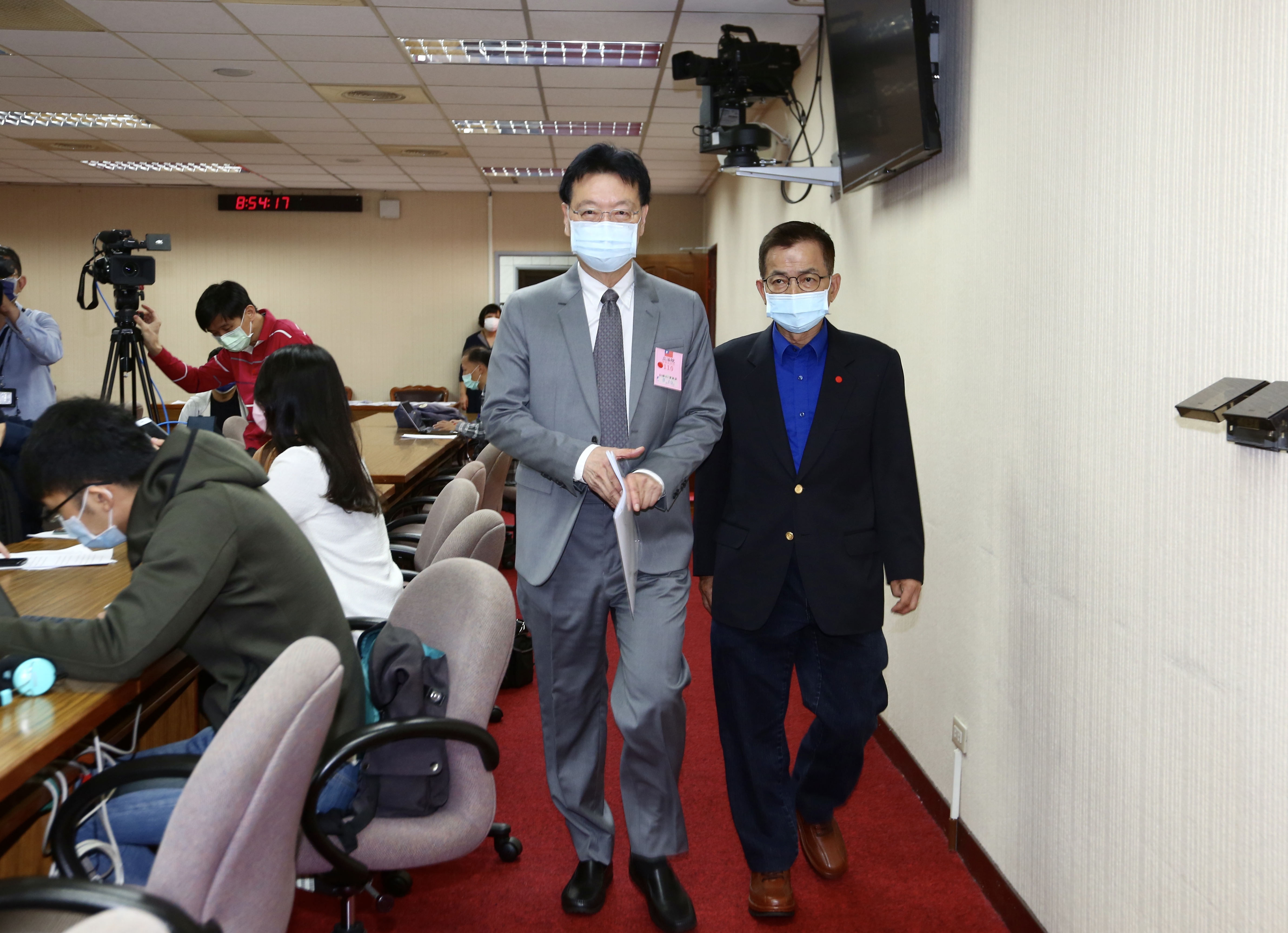 趙少康與賴士葆召開修憲記者會，提出修法3大重點。