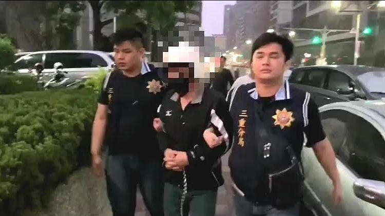 新北市三重區重新路二段昨天發生銀樓搶案，主嫌「珠寶大盜」陳清課花蓮落網。（警方提供）