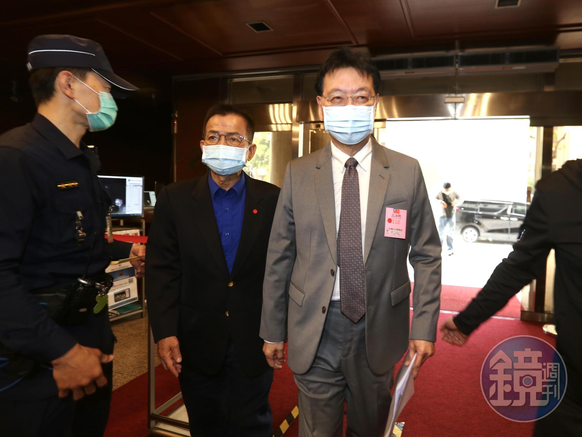 趙少康與賴士葆召開修憲記者會,提出修法3大重點。