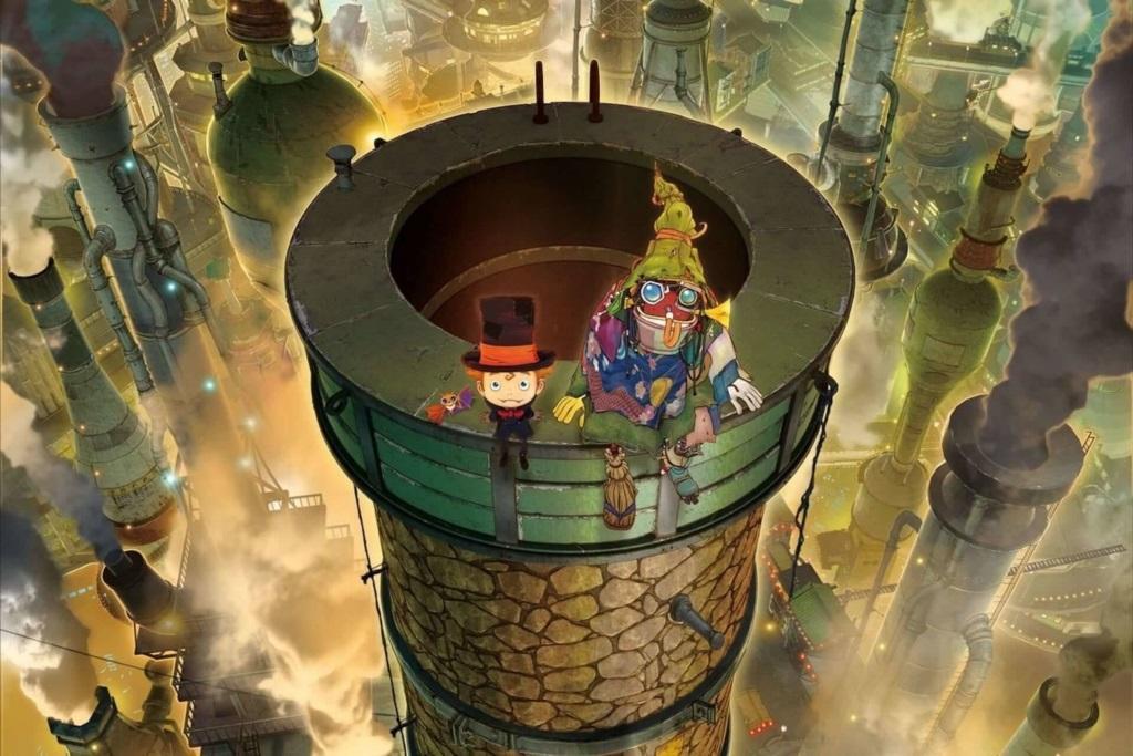 《煙囪小鎮的普佩》描述少年魯必奇與垃圾人普佩的冒險故事,動畫版4月1日在台上映。(車庫娛樂提供)