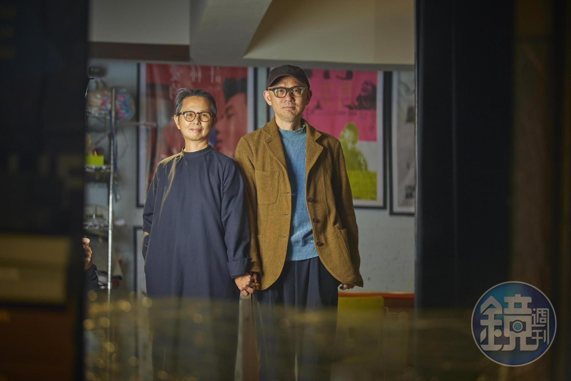 《揭大歡喜》是導演陳宏一（右）首次與妻子魏瑛娟（左）共同執導的電影。