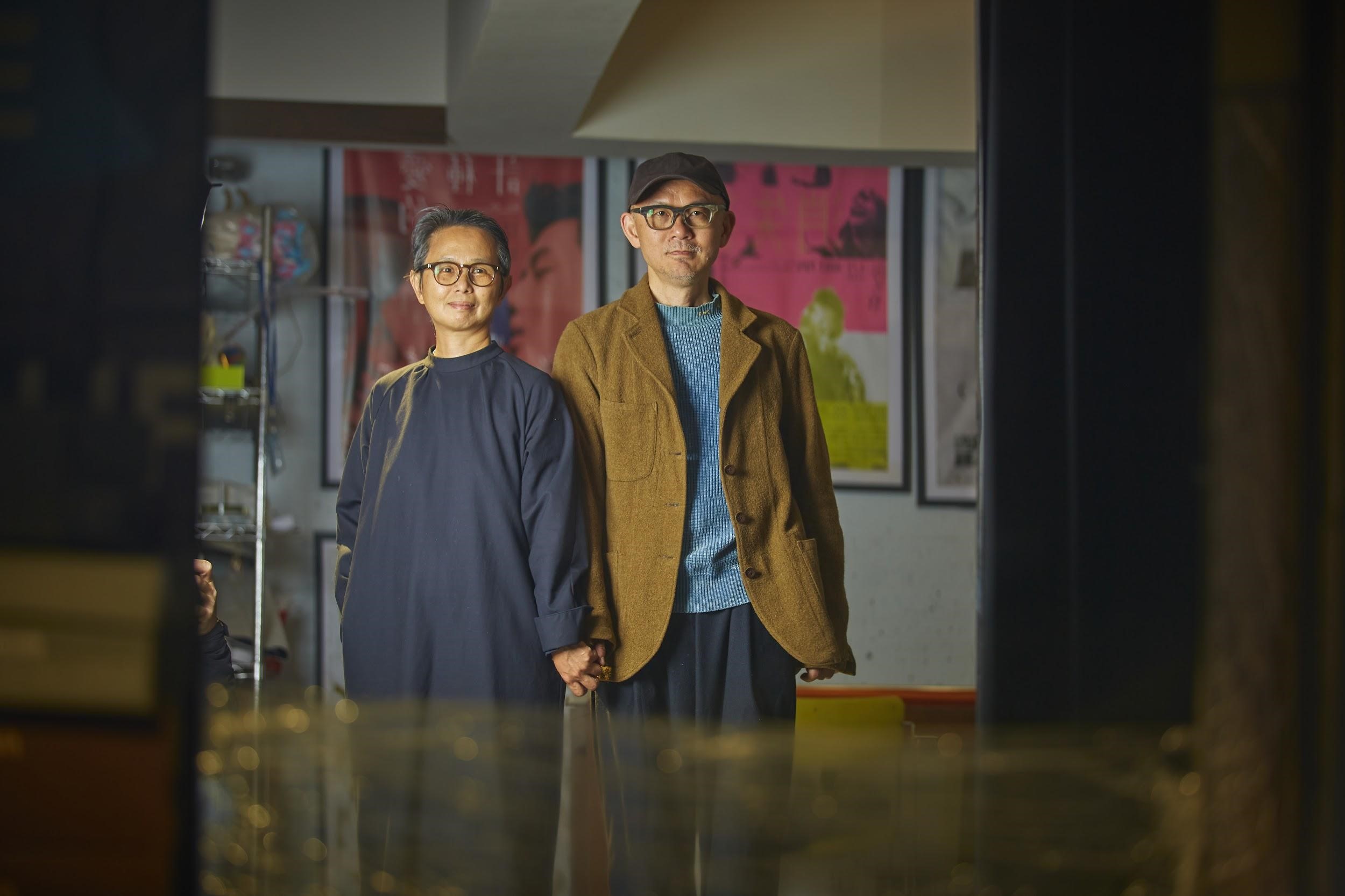 《揭大歡喜》是導演陳宏一(右)首次與妻子魏瑛娟(左)共同執導的電影。