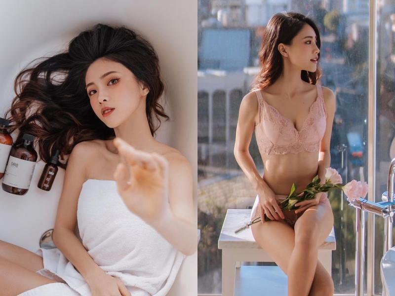 除了甜美笑容之外,林鮭魚也有著好身材。(翻攝自林鮭魚IG)