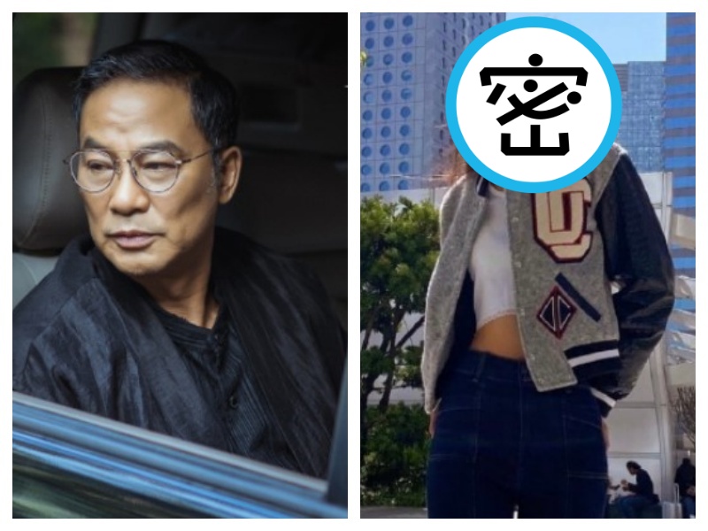 1975年出道的港星任達華與女兒任晴佳，女兒擁有逆天長腿，讓網友非常驚豔。（翻攝自任達華微博）