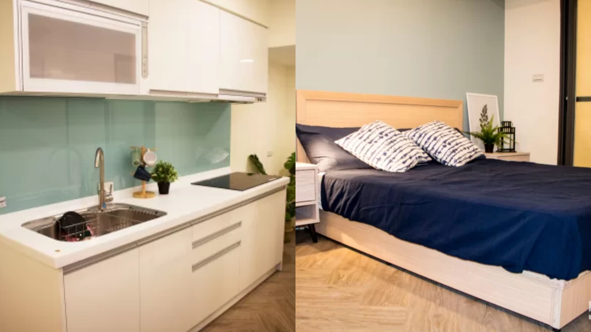 賣家PO出「包養小三最強物件」內部圖片，裝潢看似清新簡約。（翻攝自房屋交易網）