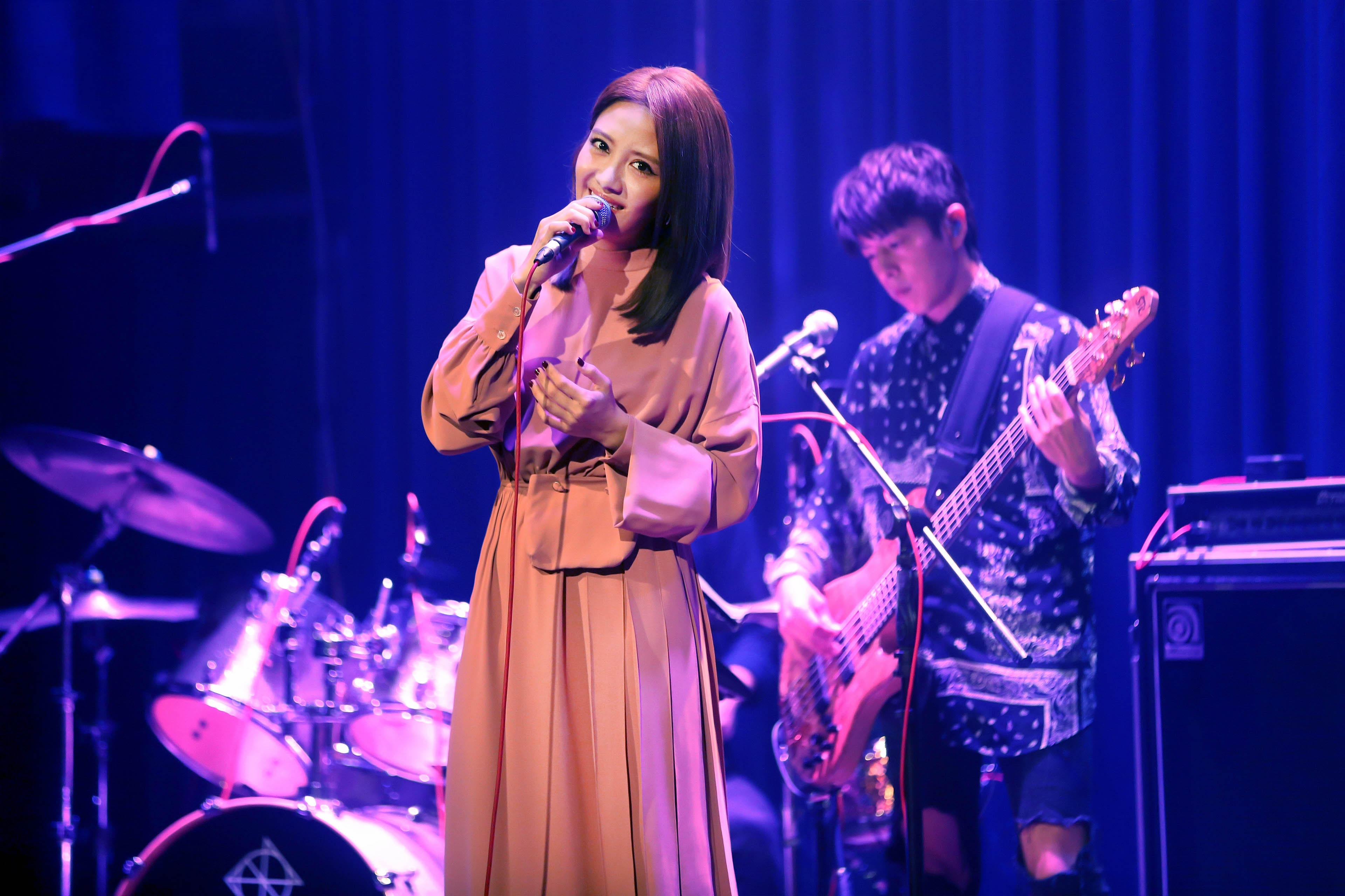 李宣榕舉辦個人專場「好好」音樂會，感嘆：「在疫情之下還能跟大家好好齊聚一堂，好好唱歌給大家聽，真的非常感動！」（福茂提供）