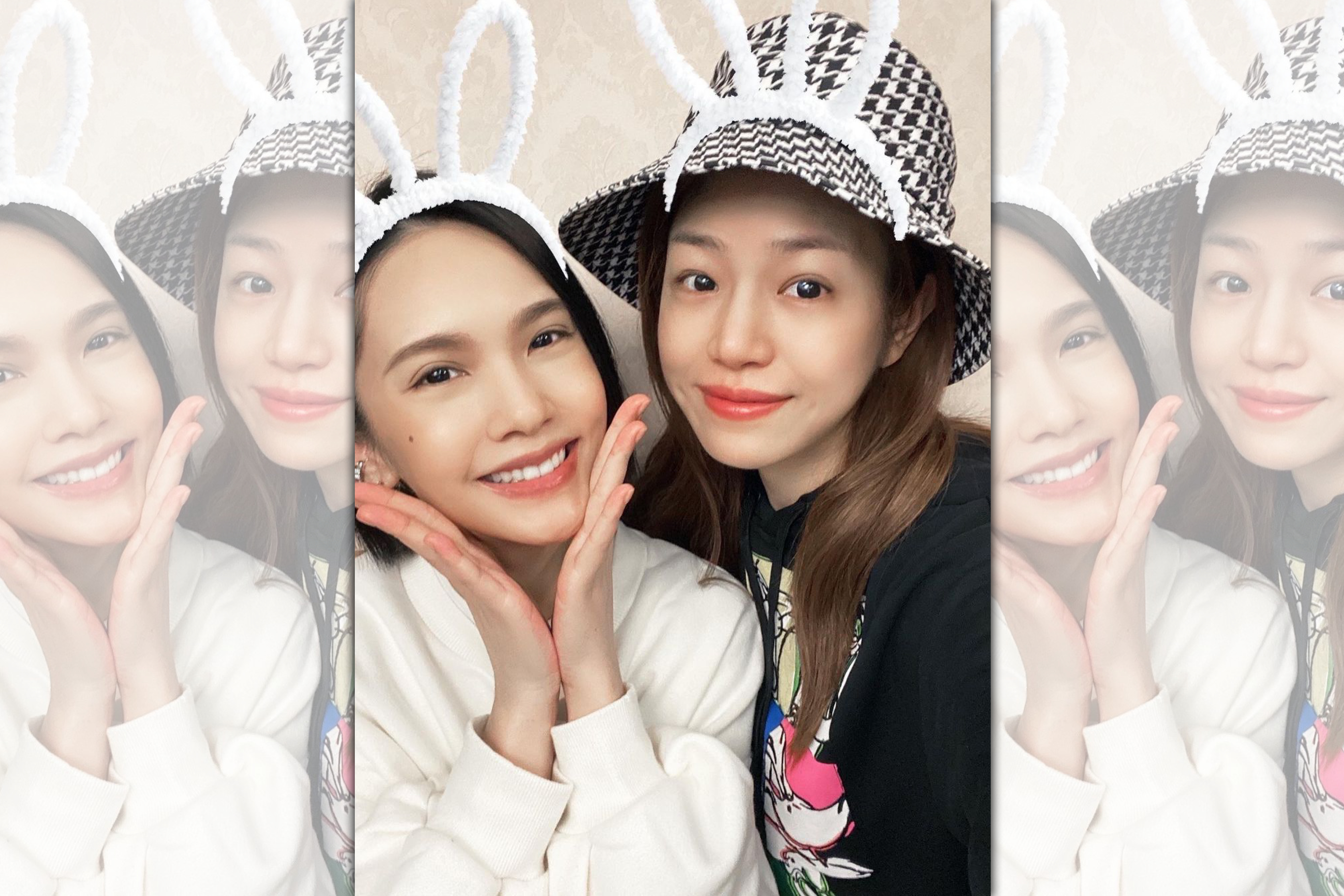 楊丞琳與陳妍希閨密感情長達14年，兩人多次在IG分享親親抱抱的甜蜜照。（翻攝自楊丞琳IG）