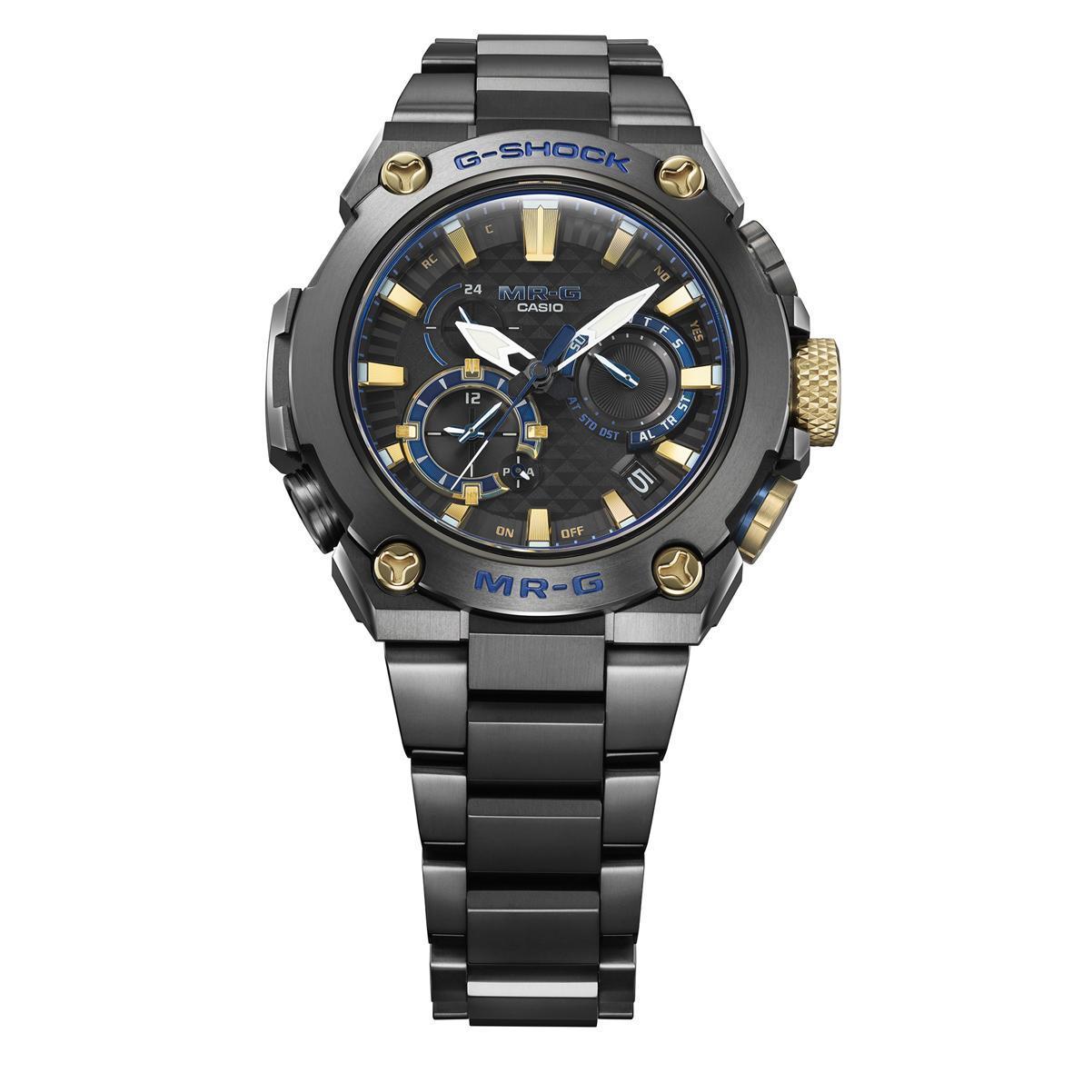 G-SHOCK頂級商品線MR-G全新「勝色」系列MRG-B2000B-1A，建議售價NT$86,000。